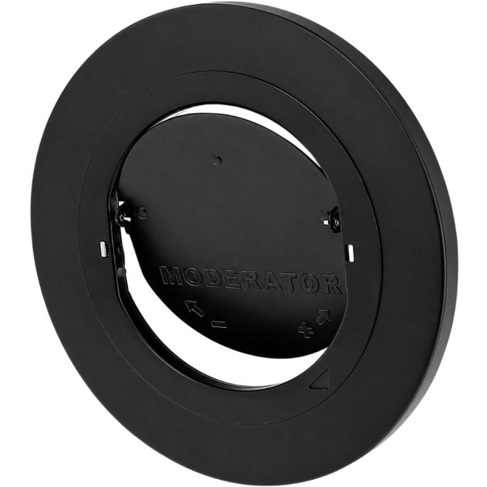 Stabilisateur de tirage pour conduit de fumée Thermador Moderator Noir mat