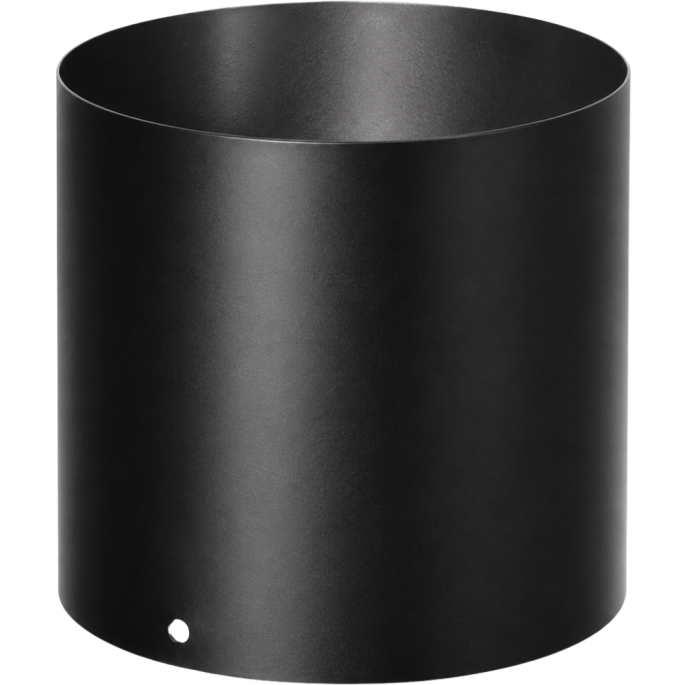 Adaptateur émaillé noir mat Deko bois Dinak