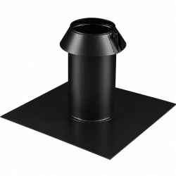 Solin toit plat peint noir PGI Poujoulat