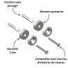 Kit montage magnétique pour rosaces Dinak