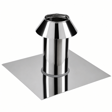 Solin inox plat PGI Poujoulat 100 cm 80 / 130