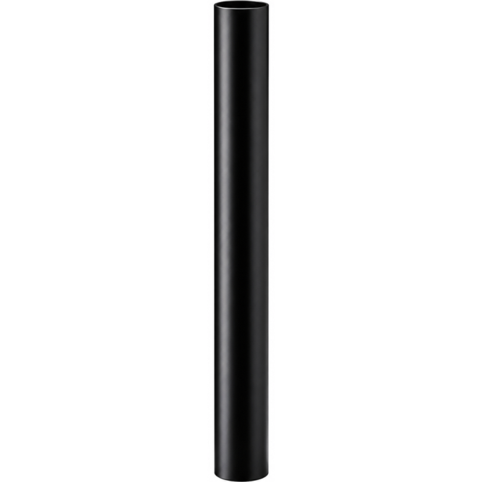 Élément droit 1000 mm air simple paroi noir Efficience Poujoulat