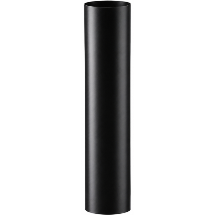 Élément droit 500 mm air simple paroi noir Efficience Poujoulat