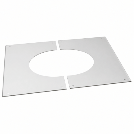 Plaque de propreté pour plaque PDSE (rampant) 80 / 130 PGI Poujoulat 