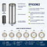 Adaptateur air étanche à membrane conduit Flexible Efficience Poujoulat