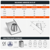 Solin inox ardoise 30° à 45° PGI Poujoulat 100 cm 80 / 130