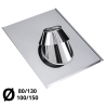 Solin inox ardoise 30° à 45° PGI Poujoulat 100 cm 80 / 130
