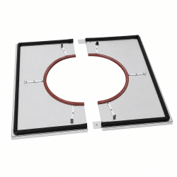 Plaque distance sécurité étanche pour pack échangeur PGI 80/130 Poujoulat