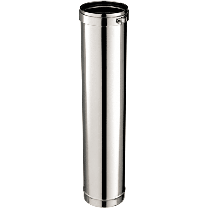 Élément droit 100 cm Poujoulat Tubaginox