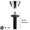 Kit adaptation Inox-Galva Diam 230