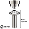Kit adaptation Inox-Galva Diam 230