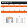 Coquille isolante (plafond) 80 / 130 PGI Poujoulat 