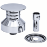 Kit d'adaptation pour conduit de fumée isolé Sortie de toit ronde D 230 Inox Galva