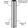Manchettes Poujoulat 95 cm Poujoulat Kitinox