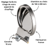 Régulateur de tirage Inox Poujoulat Kitinox