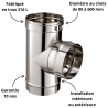 Té 90° Condensor Poujoulat