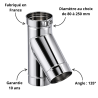 Té 135° Poujoulat Tubaginox