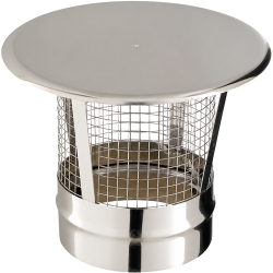 Anti-oiseaux simple finition Poujoulat Tubaginox