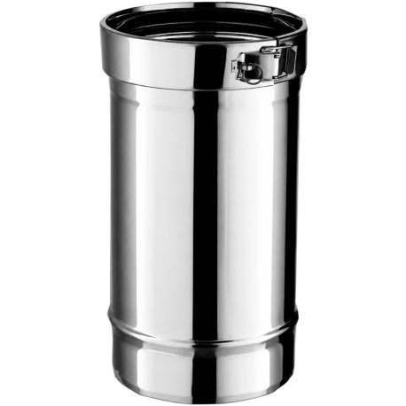 Élément droit 25 cm Poujoulat Tubaginox