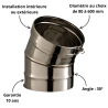 Élément de coude 30° Condensor Poujoulat