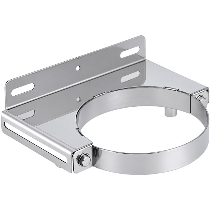 Collier mural inox (déport 5 cm) Poujoulat Condensor