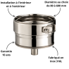 Cône d'écoulement Condensor Poujoulat
