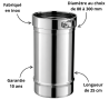 Élément droit 25 cm Condensor Poujoulat
