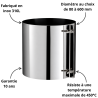 Manchon buse Condensor Poujoulat