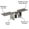 Maintien au toit Poujoulat Condensor