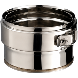 Tampon inox bas conduit Poujoulat Condensor