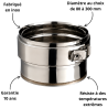 Tampon inox bas conduit Poujoulat Condensor