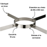 Collier à suspendre Poujoulat Tubaginox