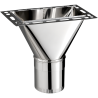 Raccord haut sur conduit rectangulaire 30x40 cm Poujoulat Kitinox