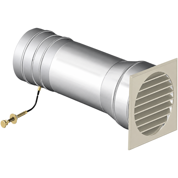 Kit d'air frais pour foyer fermé Ø160 Poujoulat