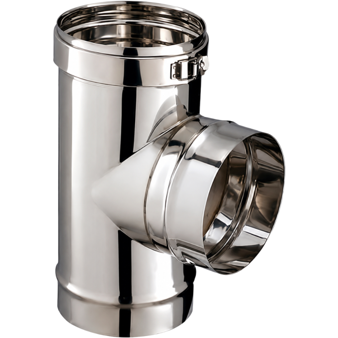 Té 90° Poujoulat Tubaginox
