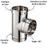 Té 90° Poujoulat Tubaginox