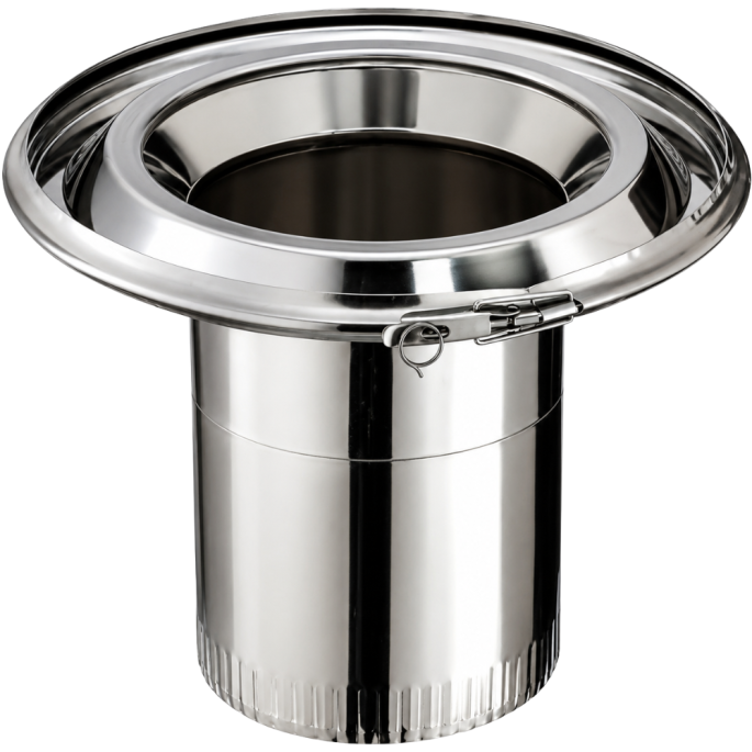 Réduction conique raccordement Inox - Galva Ø230 Poujoulat