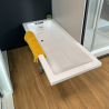 Baignoire rectangulaire CALOS 2.0 à encastrer avec pieds Novellini