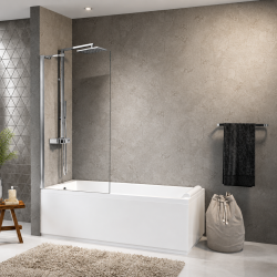 Pare-baignoire 1 panneau fixe Aurora 5 Novellini Pare-baignoire 1 panneau fixe Aurora 5 Novellini