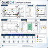 Baignoire Balnéo Calos 2.0 Novellini