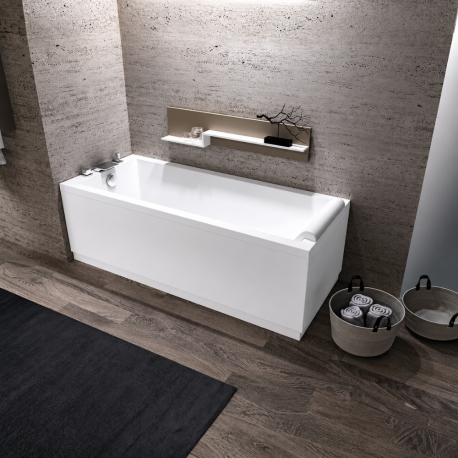 Baignoire rectangulaire CALOS 2.0 avec châssis Novellini