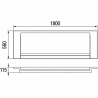 Baignoire KYO Duo 180x80 cm VALENTIN
