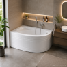 Baignoire d'angle Archipel 150 x 100 cm Valentin