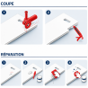 Kit de réparation receveur Novosolid Novellini