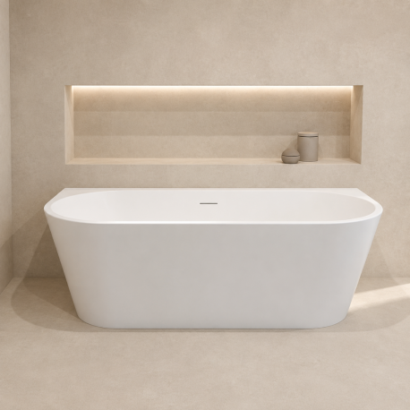 Baignoire murale Boheme 170 x 80 cm O'Design