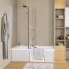 Baignoire à porte bain douche DUO pack Design 3 KINEDO
