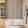 Baignoire à porte bain douche DUO pack Design 3 KINEDO
