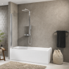 Pare baignoire pivotant 180° Aurora 1 Novellini