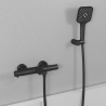 Ensemble 2 Mitigeurs lavabo + Colonne de douche + Mitigeur Bain + Support douchette flexible Figaro