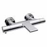 Ensemble 2 Mitigeurs lavabo + Colonne de douche + Mitigeur Bain + Support douchette flexible Figaro